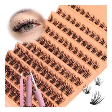 Kit De Pestañas Diy Cluster Eyelash Sintético Mink Mixto Meses Sin