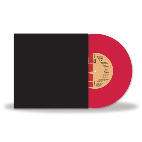 Sex Pistols Anarchy In The UK 7 Red Vinyl SuperDeluxeEdition