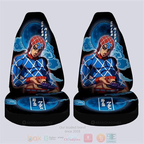 HOT Guido Mista JoJos Bizarre Adventure Bizarre Adventure Anime 3D Seat Car Cover Express Your