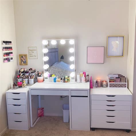 My Current Vanity Set Up Makeuporganization