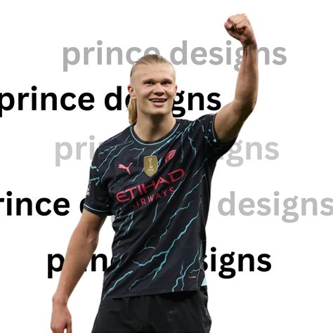 Erling Haaland Svg Bundle 7 Digital Clipart And Png Soccer Star Graphics