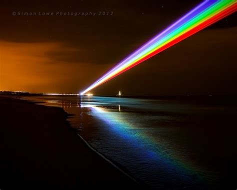 Rainbow light beam