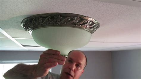 How To Replace Light Bulb In Ceiling Fixture