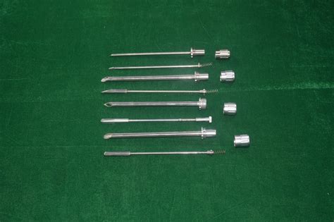 Laparoscopic Blunt Obturator Fixable Pyramidal Safety Trocar Mm Set