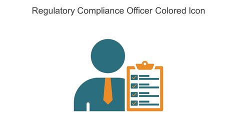 Regulatory Compliance Officer Colored Icon In Powerpoint Pptx Png And Editable Eps Format Ppt