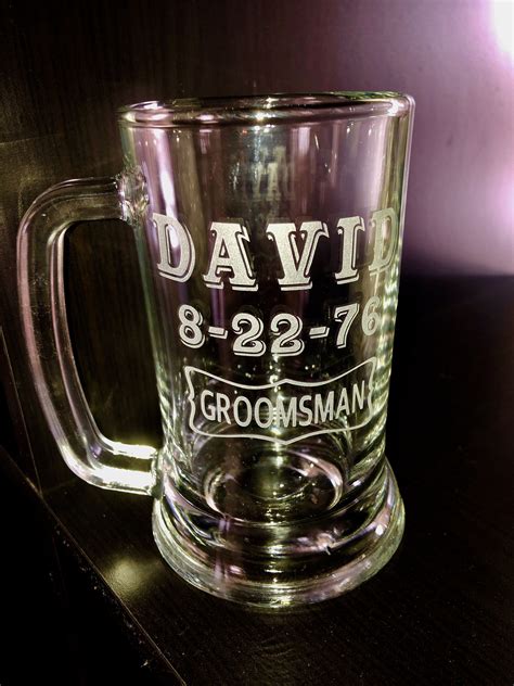 Personalized Beer Mug Engraved Beer Glass Custom Beer Mug Etsy