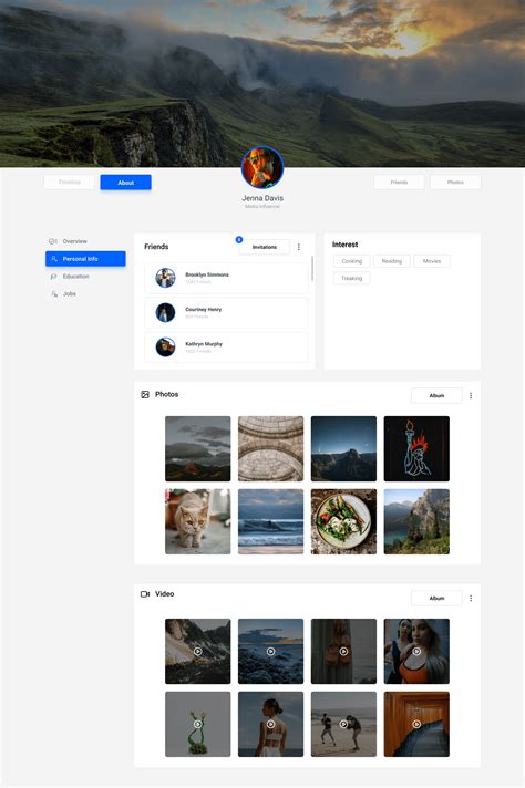 User Profile On Behance