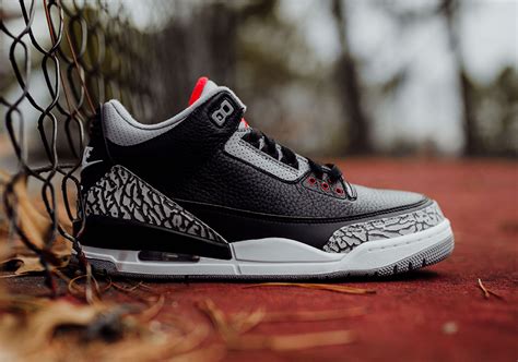 Air Jordan 3 Black Cement Full Sizing Price Info