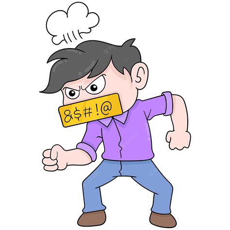 Saying Bad Words Cartoon Clip Art Library Clip Art Library