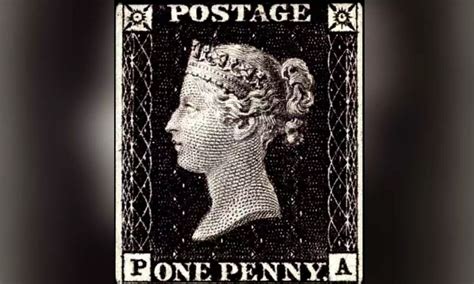 The world’s first postage stamp