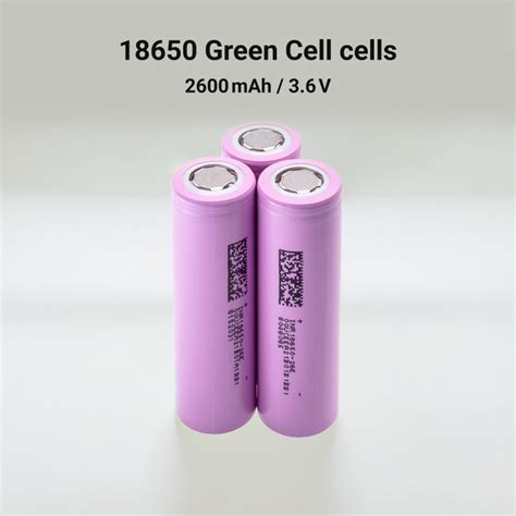 X Battery Cells Rechargeable Battery Green Cell Li Ion