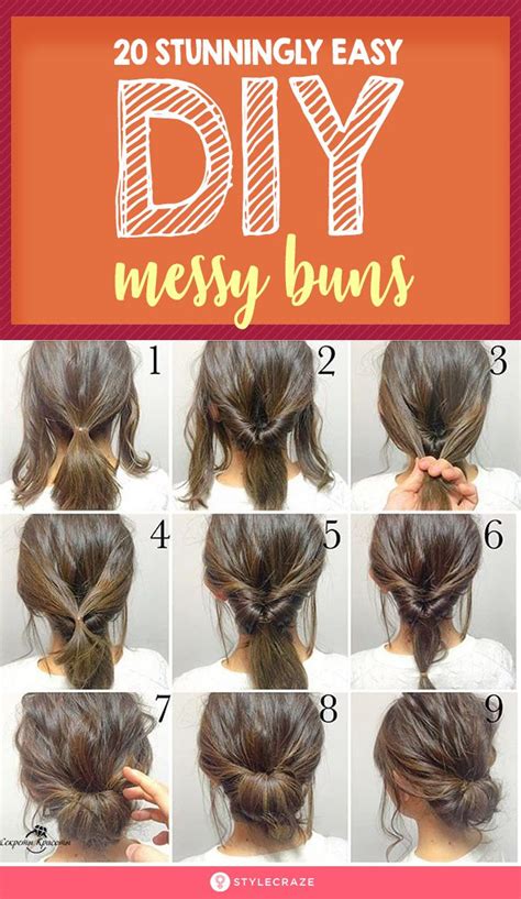 20 Stunningly Easy Diy Messy Buns Artofit