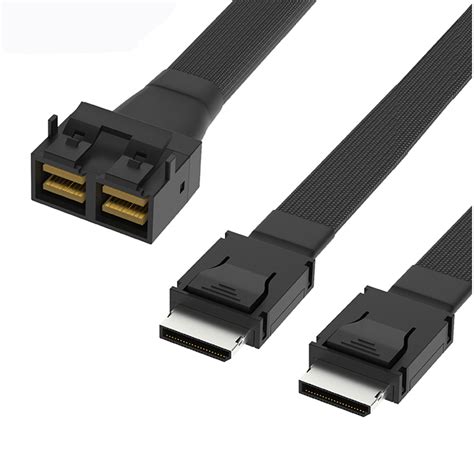 HD Mini SAS SFF-8643 8i to Oculink 2xSFF8611 Cable - Industrial Cable ...