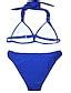 Women S Normal Swimwear Bikini Piece Thong Swimsuit Halter Piece Open Back Sexy Vacation