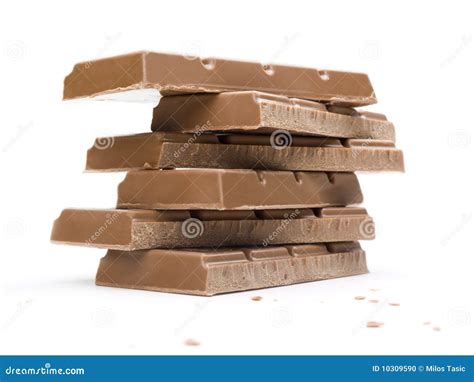 Blocks of chocolate stock photo. Image of deliciously - 10309590