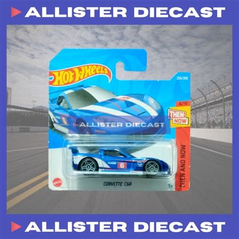 Jual Hot Wheels Corvette C6R Shortcard Hot Wheels Corvette C6 R Short Card HW Then And Now