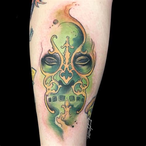 30+ Death Eater Tattoos Every Harry Potter Fan Wants To Get - 100 Tattoos