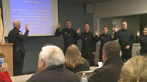 Five New Officers Join Green Bay Police Department