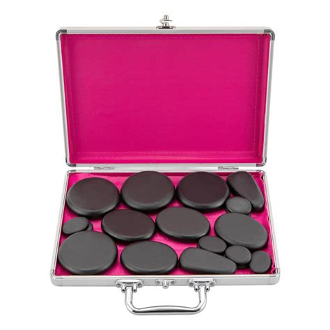 JOYDING Volcanic Rock Hot Stones Massage Set Heater For Spa Warming Relaxing Pain Relief