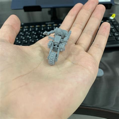 D Printable Space Dwarf Bikers Set By Hardcore Miniatures