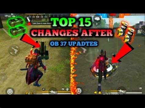 Top Biggest Changes After Ob Update Garena Freefire Ob Update