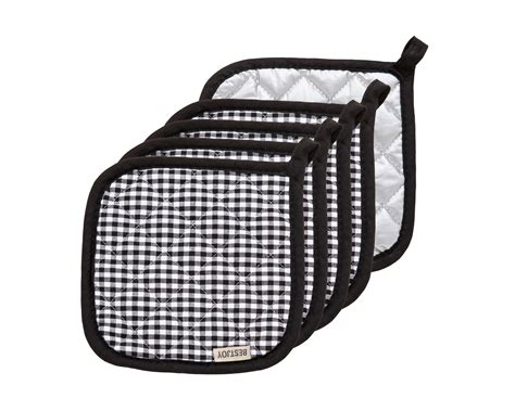 Amazon Pcs Pot Holders For Kitchen Cotton Potholers With Great Heat Resistance Hot Pads