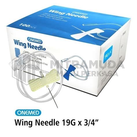 Jual Onemed Wing Needle Scalp Vein G Box Isi Pcs Shopee Indonesia