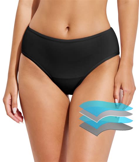 Beautikini Period Swimwear Bottoms Menstrual Leakproof Low Waisted Bikini Bottoms For Teens