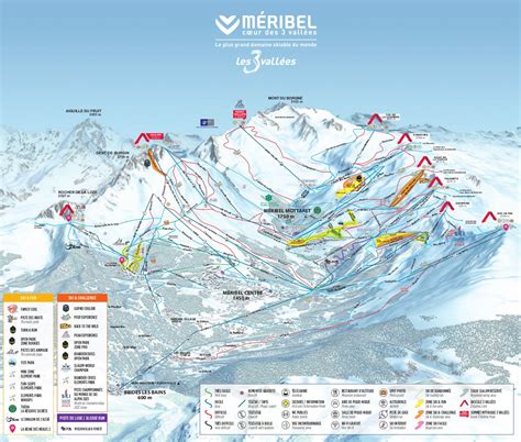 Meribel Piste Map