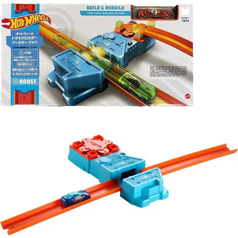 Hot wheels TRACK BUILDER BOOSTER ตวเรงความเรว ราง Hot wheel ใหรถวงไดตอเนอง Hotwheels