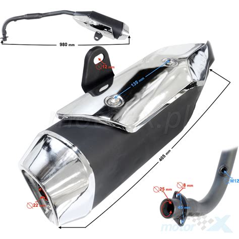 Tłumik Barton Naked 50 Motor X