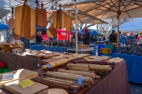 Salamanca Market Fruit Pavilion with Local Business Stalls in Front ...