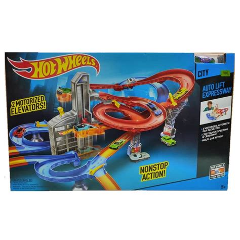 Hot Wheels Auto Lift Expressway Playset Shopee Malaysia