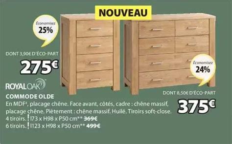 Promo Commode Olde Royal Oak Chez Jysk Icatalogue Fr