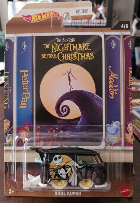 Hot Wheels Tim Burton S The Nightmare Before Christmas Vw Kool Kombi Rare Mint