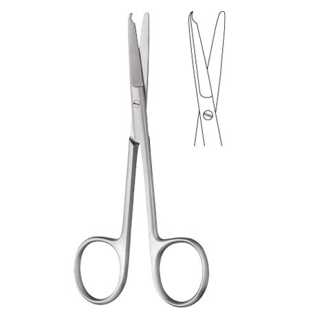 Spencer Stitch Scissors 13cm Single Use National Surgical Corporation