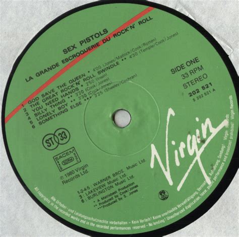 Sex Pistols The Great Rock N Roll Swindle Vinyl Discogs