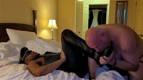 Kennie Jai In Leather And Sub Bear Worships Him Pornhub Gay