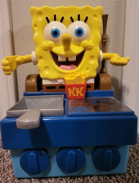 Mavin Nickelodeon Spongebob Krusty Krab Krabby Patty Grill Sound Talking Fryer Playset