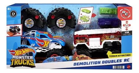 Hot Wheels Monster Truck Control Remoto Escala 1 24 17 Cms Cuotas sin interés