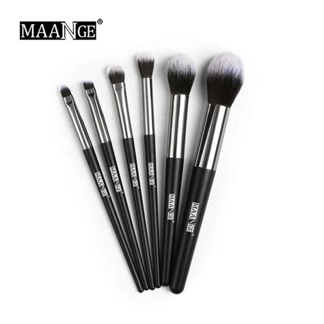 Maange Pro Wooden Makeup Brushes Set Eye Shadow Foundation Powder