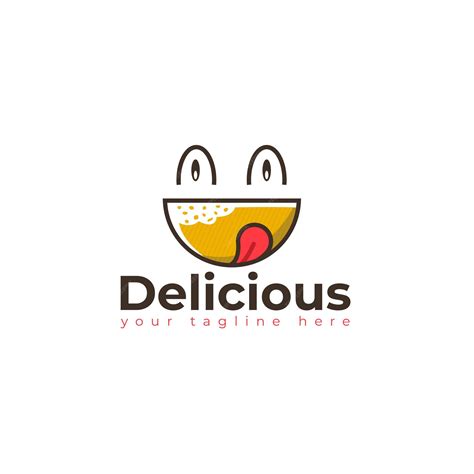 Delicious food logo design vector template | Premium AI-generated vector