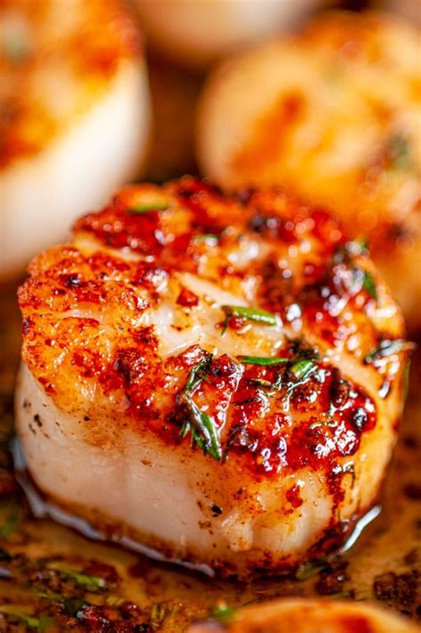 baked lemon garlic butter scallops  vivian donnelly blog