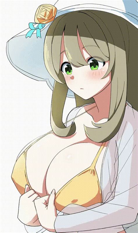 Nonomi Taking Off Her Bikini Hentai Vids