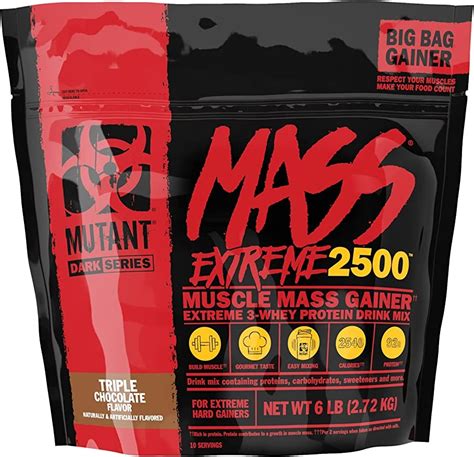 Buy Mutant Mass Extreme 2500 Triple Chocolate 6lbs From AED135 With