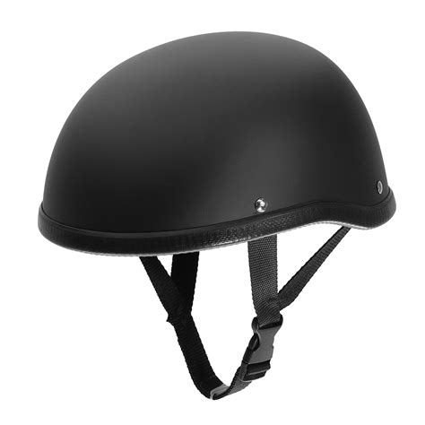 Motorcycle Helmet Vintage Half Face Cap Matte Black For Harley Chopper | Alexnld.com