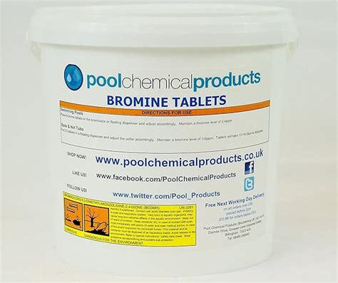 Bromine Tablets 5kg Swimming Pool Spa Hot Tub Amazon Co Uk Garden Outdoors