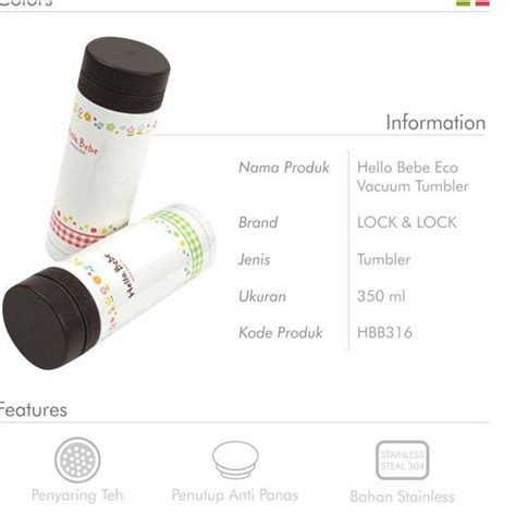 Jual PREMIUM LocknLock Hot Cool Tumbler Hello Bebe Check Ribbon 300ML Shopee Indonesia