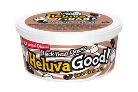 Helluva Good Black Bean Queso Sour cream dip | 2012-05-14 | Dairy Foods