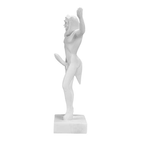 Satyr Faunus Faun Phallus Nude Male Greek Cast Marble Statue Sculpture In Greek Artworks